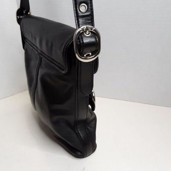 DKNY Women's Black Leather Crossbody  Bag - Picture 4 of 12